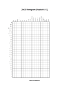 Nonogram - 20x30 - A152 Print Puzzle