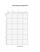 Nonogram - 20x30 - A153 Print Puzzle