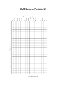 Nonogram - 20x30 - A158 Print Puzzle
