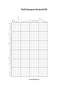 Nonogram - 20x30 - A159 Print Puzzle