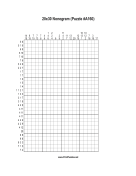 Nonogram - 20x30 - A160 Print Puzzle