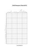 Nonogram - 20x30 - A18 Print Puzzle