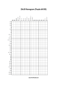 Nonogram - 20x30 - A180 Print Puzzle
