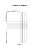 Nonogram - 20x30 - A185 Print Puzzle
