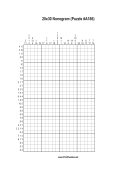 Nonogram - 20x30 - A186 Print Puzzle