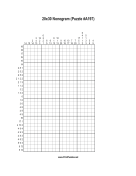Nonogram - 20x30 - A197 Print Puzzle