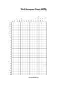 Nonogram - 20x30 - A215 Print Puzzle