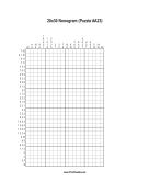 Nonogram - 20x30 - A23 Print Puzzle