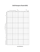 Nonogram - 20x30 - A245 Print Puzzle