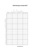 Nonogram - 20x30 - A27 Print Puzzle