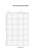 Nonogram - 20x30 - A282 Print Puzzle
