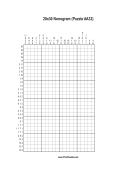Nonogram - 20x30 - A32 Print Puzzle