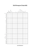 Nonogram - 20x30 - A6 Print Puzzle