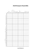 Nonogram - 20x30 - A62 Print Puzzle