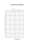 Nonogram - 20x30 - A70 Print Puzzle