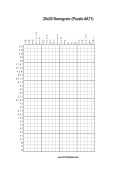 Nonogram - 20x30 - A71 Print Puzzle