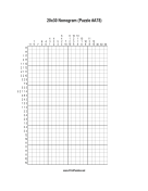 Nonogram - 20x30 - A78 Print Puzzle