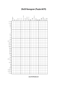 Nonogram - 20x30 - A79 Print Puzzle