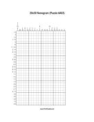Nonogram - 20x30 - A83 Print Puzzle