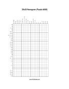 Nonogram - 20x30 - A86 Print Puzzle