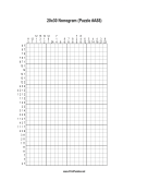 Nonogram - 20x30 - A88 Print Puzzle