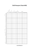 Nonogram - 20x30 - A96 Print Puzzle