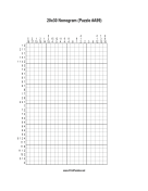 Nonogram - 20x30 - A99 Print Puzzle