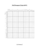 Nonogram - 25x25 - A101 Print Puzzle