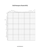 Nonogram - 25x25 - A102 Print Puzzle