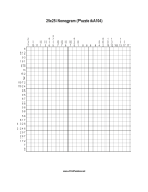 Nonogram - 25x25 - A104 Print Puzzle