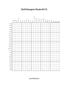 Nonogram - 25x25 - A113 Print Puzzle
