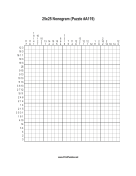 Nonogram - 25x25 - A119 Print Puzzle