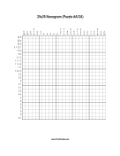 Nonogram - 25x25 - A124 Print Puzzle