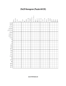 Nonogram - 25x25 - A125 Print Puzzle