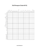 Nonogram - 25x25 - A132 Print Puzzle