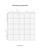 Nonogram - 25x25 - A135 Print Puzzle