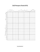 Nonogram - 25x25 - A136 Print Puzzle