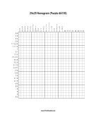 Nonogram - 25x25 - A139 Print Puzzle