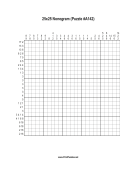 Nonogram - 25x25 - A142 Print Puzzle