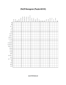 Nonogram - 25x25 - A143 Print Puzzle