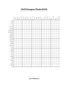 Nonogram - 25x25 - A144 Print Puzzle