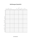 Nonogram - 25x25 - A15 Print Puzzle