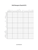 Nonogram - 25x25 - A151 Print Puzzle