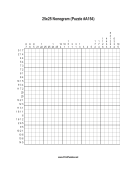 Nonogram - 25x25 - A154 Print Puzzle