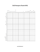 Nonogram - 25x25 - A160 Print Puzzle