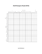 Nonogram - 25x25 - A162 Print Puzzle