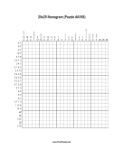 Nonogram - 25x25 - A165 Print Puzzle
