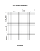 Nonogram - 25x25 - A171 Print Puzzle