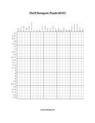 Nonogram - 25x25 - A181 Print Puzzle