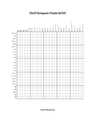 Nonogram - 25x25 - A183 Print Puzzle